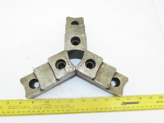 4-9/16" x 2-1/8"T x 1-3/4" W Independent Chuck Jaws Lot Of 3
