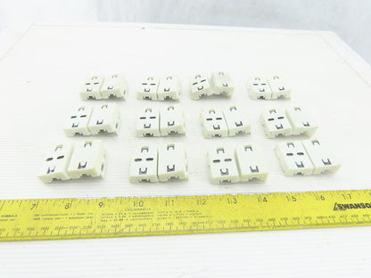 0.4000" Clamp On Insulated Cable Noise Filter Lot Of 12