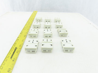 0.4000" Clamp On Insulated Cable Noise Filter Lot Of 12
