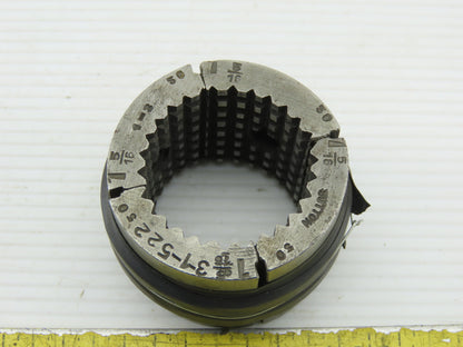 Sutton 3-1-522 1-15/16" 4 Piece Machinist ID Serrated Collet Pad Set