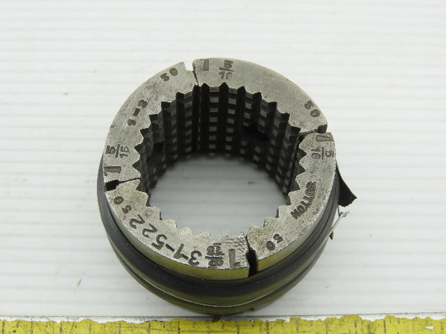 Sutton 3-1-522 1-15/16" 4 Piece Machinist ID Serrated Collet Pad Set