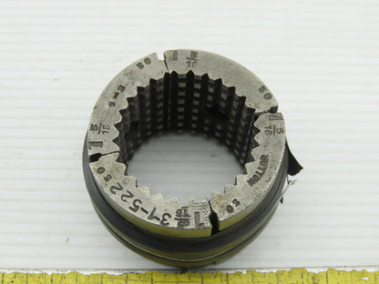 Sutton 3-1-522 1-15/16" 4 Piece Machinist ID Serrated Collet Pad Set