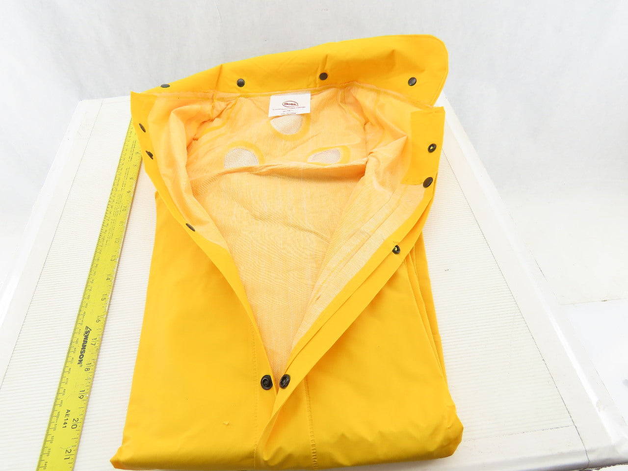 Boss 3PR0280YJ 3 Piece Rain Suit Overall Rain Coat Hood Size 2XL XX-Large