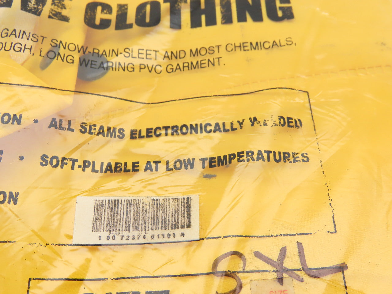 Boss 3PR7800Y 2 Piece Rain Suit Rain Coat Hood Size 5XL XXXXX-Large