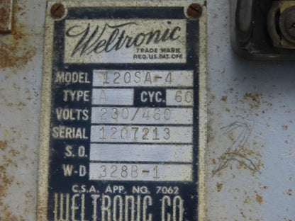 Weltronic 120SA-4 328B-1 Firing Module Resistance Board