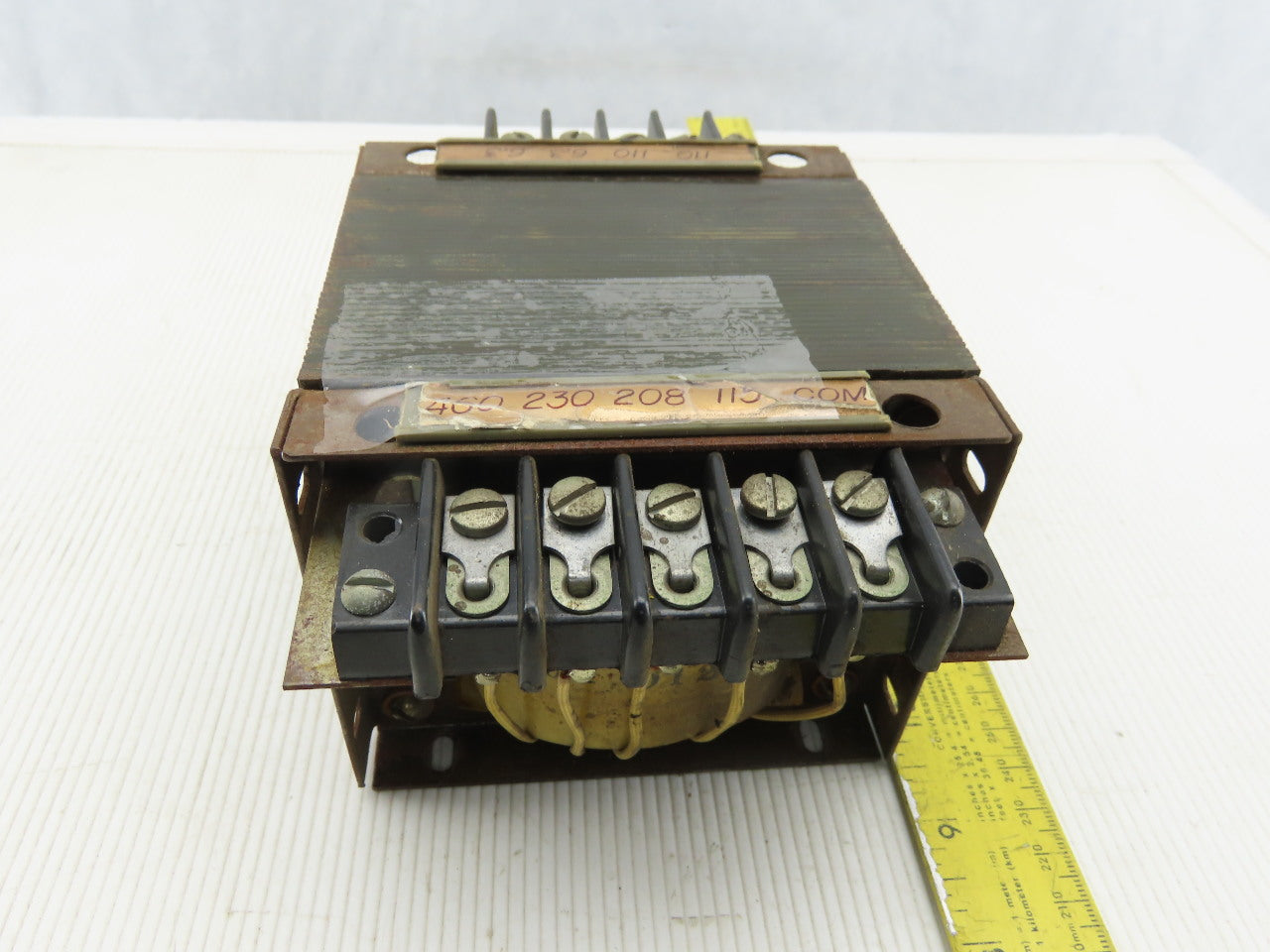Powertran 204 0121 Transformer 460/230/208/115 Primary 110/6.3 Secondary