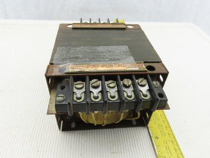 Powertran 204 0121 Transformer 460/230/208/115 Primary 110/6.3 Secondary