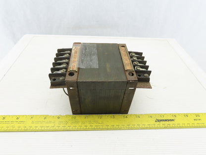 Powertran 204 0121 Transformer 460/230/208/115 Primary 110/6.3 Secondary