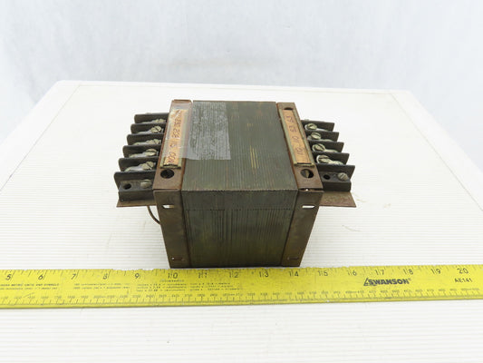 Powertran 204 0121 Transformer 460/230/208/115 Primary 110/6.3 Secondary