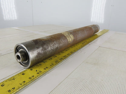 3" OD 27-1/2" BF 27-1/2" Face Width Crowned Conveyor Weighted Pulley