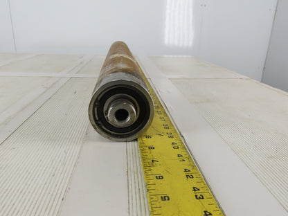 3" OD 27-1/2" BF 27-1/2" Face Width Crowned Conveyor Weighted Pulley