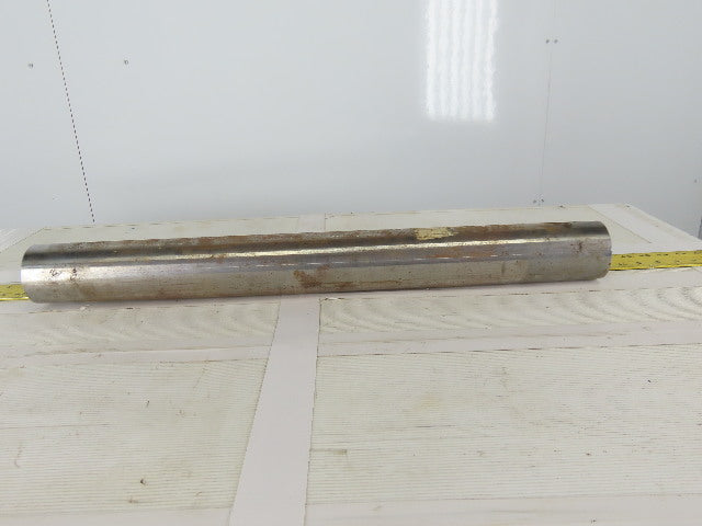 3" OD 27-1/2" BF 27-1/2" Face Width Crowned Conveyor Weighted Pulley