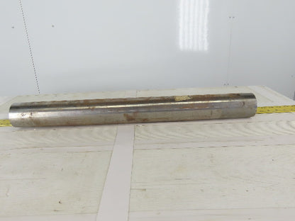 3" OD 27-1/2" BF 27-1/2" Face Width Crowned Conveyor Weighted Pulley