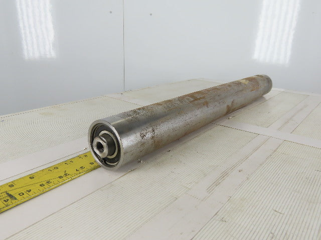 3" OD 27-1/2" BF 27-1/2" Face Width Crowned Conveyor Weighted Pulley