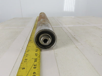 3" OD 27-1/2" BF 27-1/2" Face Width Crowned Conveyor Weighted Pulley