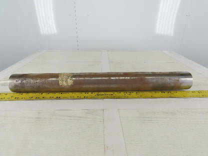 3" OD 27-1/2" BF 27-1/2" Face Width Crowned Conveyor Weighted Pulley
