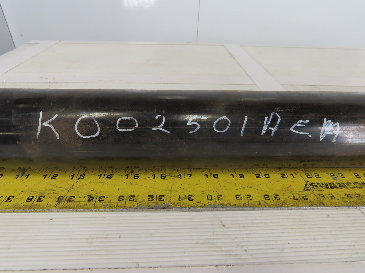 3" OD 27-1/2" BF 27-1/2" Face Width Flat Conveyor Weighted Pulley
