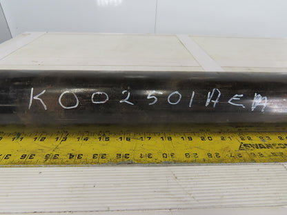 3" OD 27-1/2" BF 27-1/2" Face Width Flat Conveyor Weighted Pulley