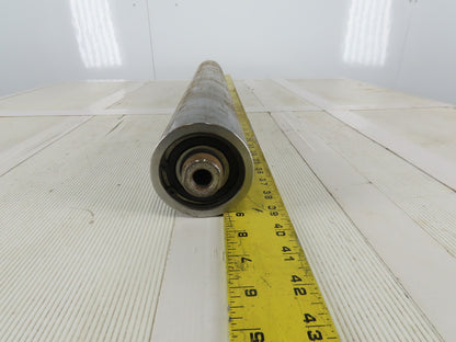 3" OD 27-1/2" BF 27-1/2" Face Width Flat Conveyor Weighted Pulley
