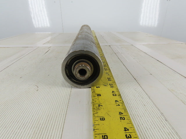 3" OD 27-1/2" BF 27-1/2" Face Width Flat Conveyor Weighted Pulley
