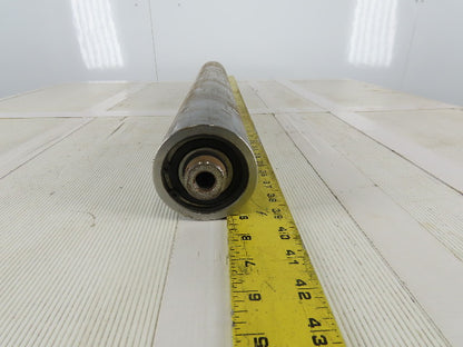 3" OD 27-1/2" BF 27-1/2" Face Width Flat Conveyor Weighted Pulley