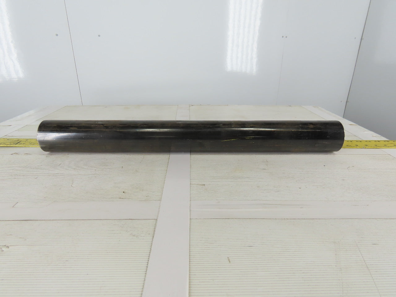 3" OD 27-1/2" BF 27-1/2" Face Width Flat Conveyor Weighted Pulley