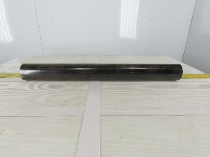 3" OD 27-1/2" BF 27-1/2" Face Width Flat Conveyor Weighted Pulley