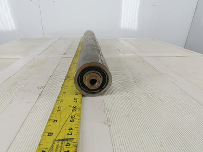 3" OD 27-1/2" BF 27-1/2" Face Width Flat Conveyor Weighted Pulley