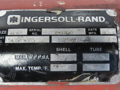 Ingersoll Rand 5A05A06060 300/150PSI Shell Tube 300°F 6-1/4"x59" Heat Exchanger