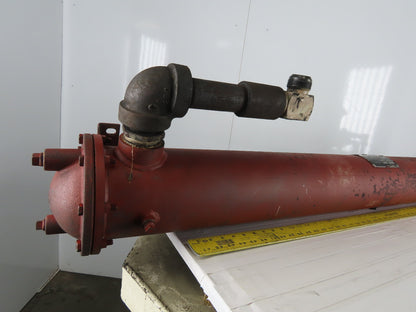 Ingersoll Rand 5A05A06060 300/150PSI Shell Tube 300°F 6-1/4"x59" Heat Exchanger