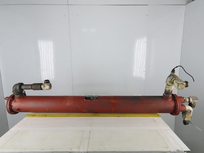 Ingersoll Rand 5A05A06060 300/150PSI Shell Tube 300°F 6-1/4"x59" Heat Exchanger