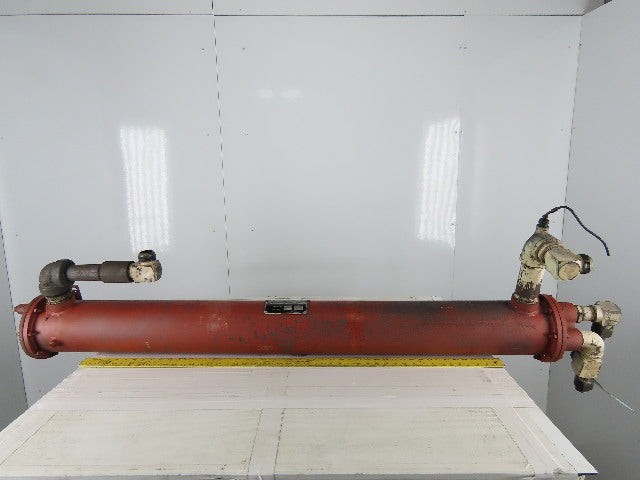 Ingersoll Rand 5A05A06060 300/150PSI Shell Tube 300°F 6-1/4"x59" Heat Exchanger