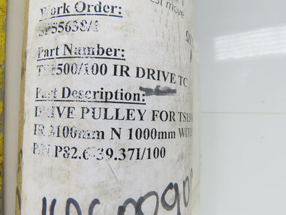 Transnorm TS1500/100 Drive Pulley IR 2100mm N 1000mm 1-7/16" Inside Ext Shaft