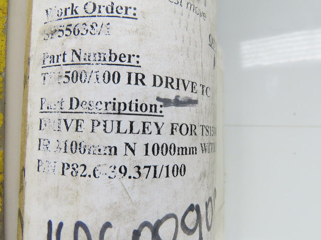 Transnorm TS1500/100 Drive Pulley IR 2100mm N 1000mm 1-7/16" Inside Ext Shaft