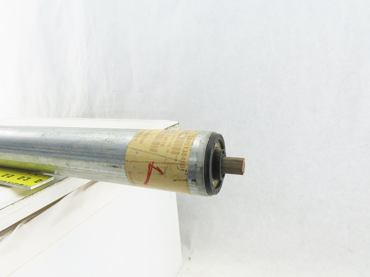 Dematic 1.9" OD 38-1/8" BF 39-1/4" OAL Gravity Conveyor Roller