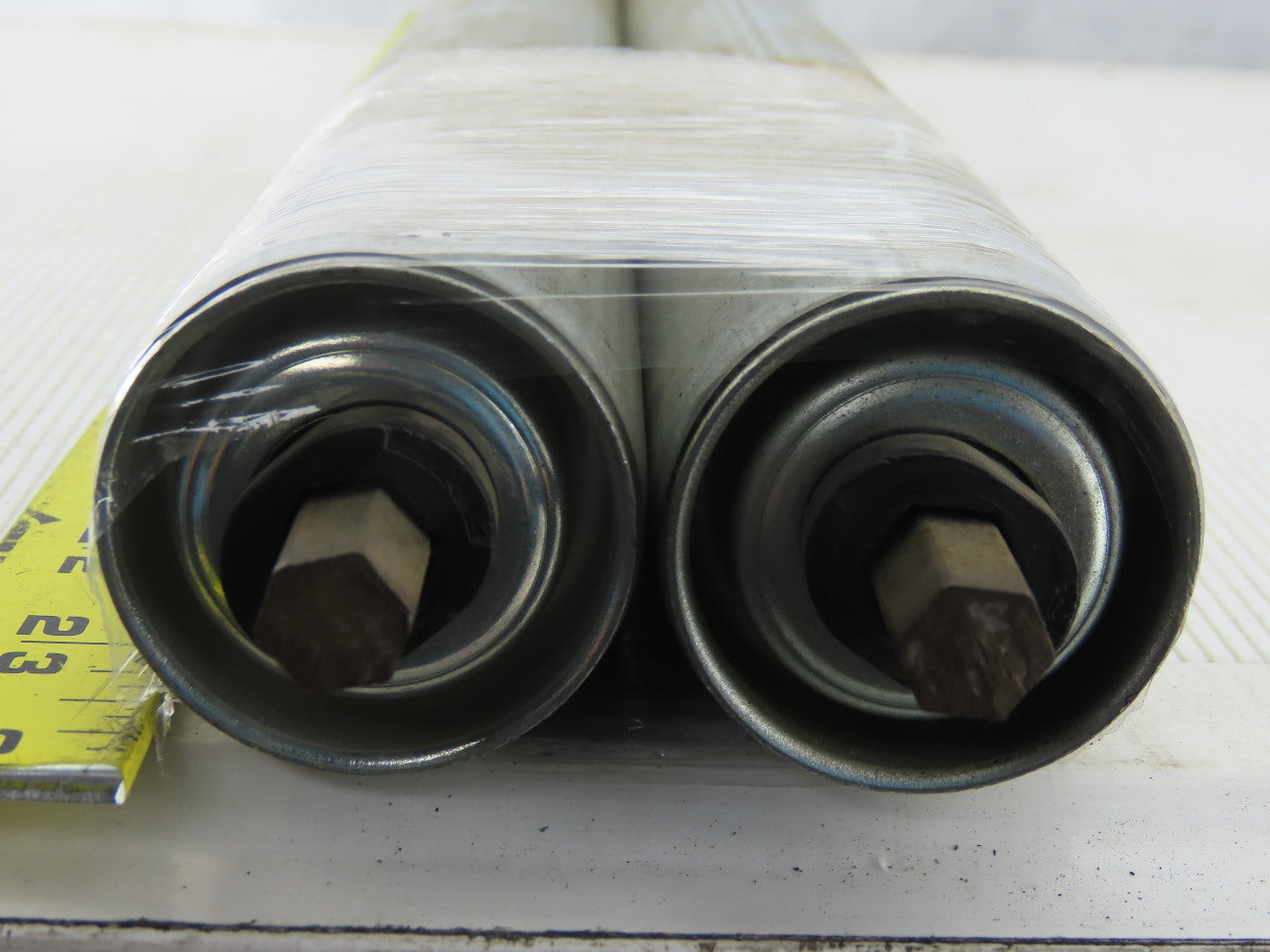 Dematic S345121962 1.9" OD 22-5/8"BF 23-3/4"OAL Gravity Roller Conveyor Lot of 2