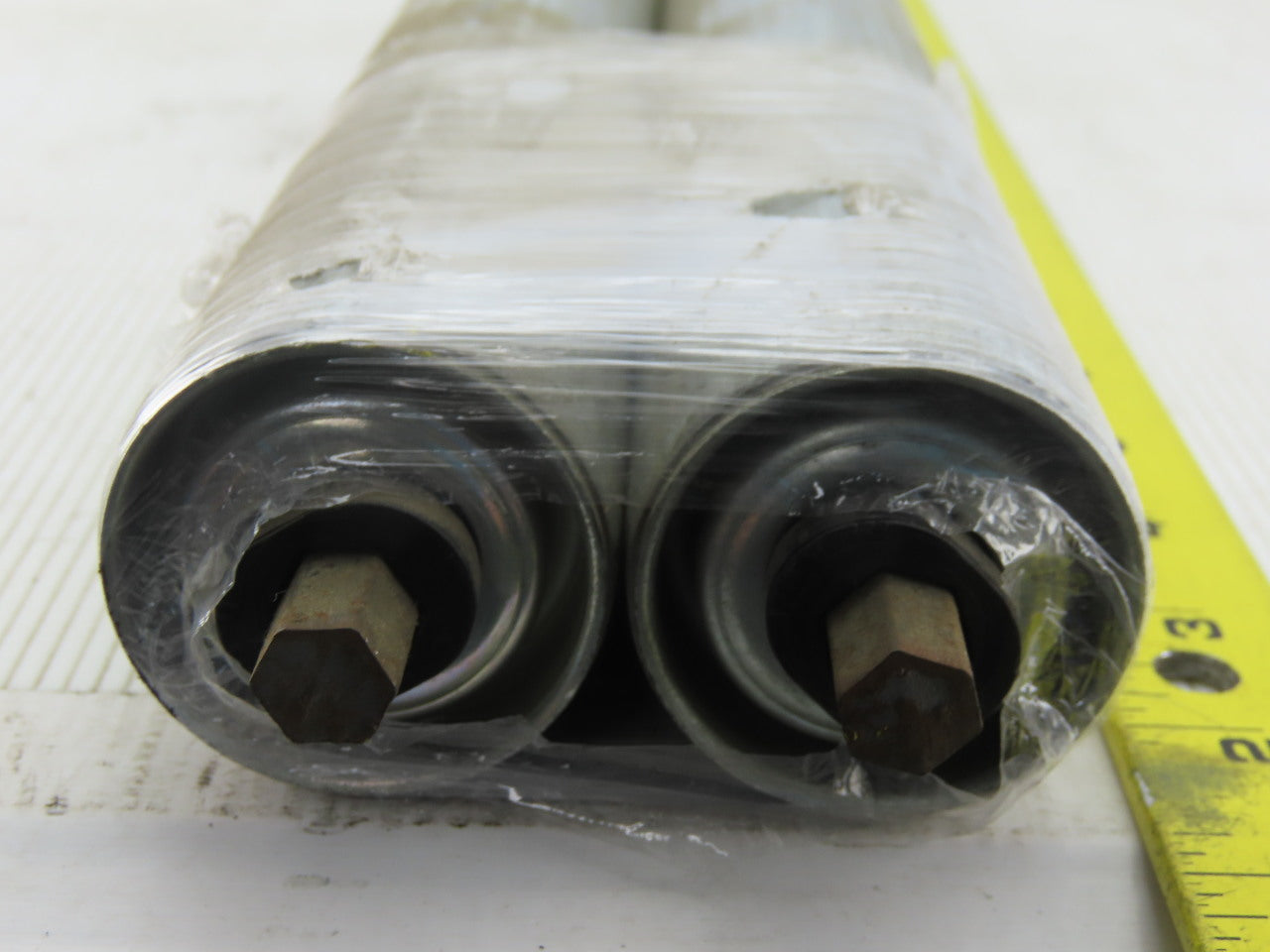 Dematic S345121962 1.9" OD 22-5/8"BF 23-3/4"OAL Gravity Roller Conveyor Lot of 2