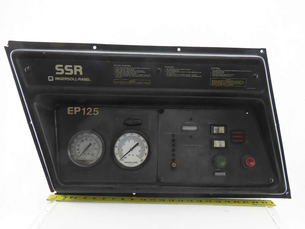 Ingersoll Rand SSR EP125 Air Compressor Central Control Status Monitor Station