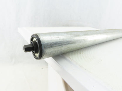 Dematic 1.9" OD 27" BF 28-1/4" OAL Gravity Conveyor Roller