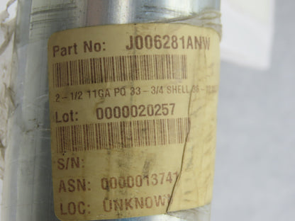 Dematic 2-1/2" OD 34-1/2" BF 36-1/2" OAL Gravity Conveyor Roller