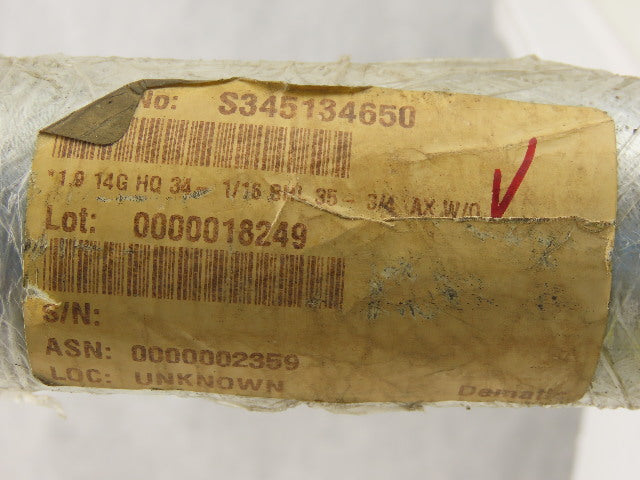 Dematic 1.9"OD 34-3/4"BF 35-3/4" OAL Gravity Conveyor Roller