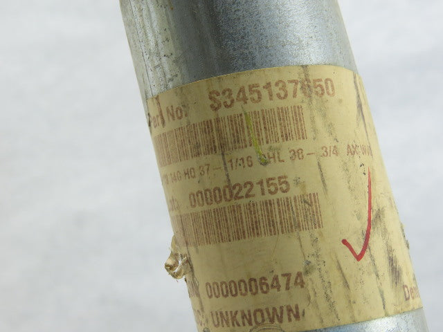 Dematic 1.9" OD 37-3/8" BF 38-3/4" OAL Gravity Conveyor Roller