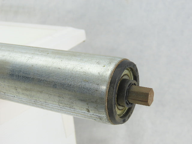 Dematic 1.9" OD 37-3/8" BF 38-3/4" OAL Gravity Conveyor Roller