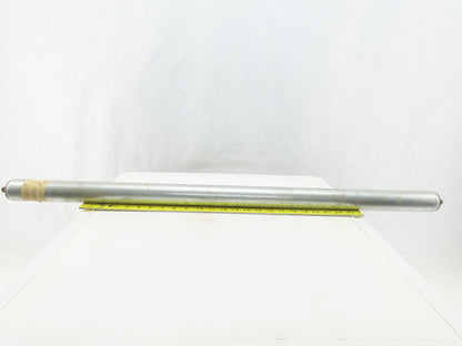 Dematic 1.9" OD 37-3/8" BF 38-3/4" OAL Gravity Conveyor Roller