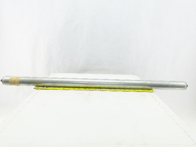 Dematic 1.9" OD 37-3/8" BF 38-3/4" OAL Gravity Conveyor Roller