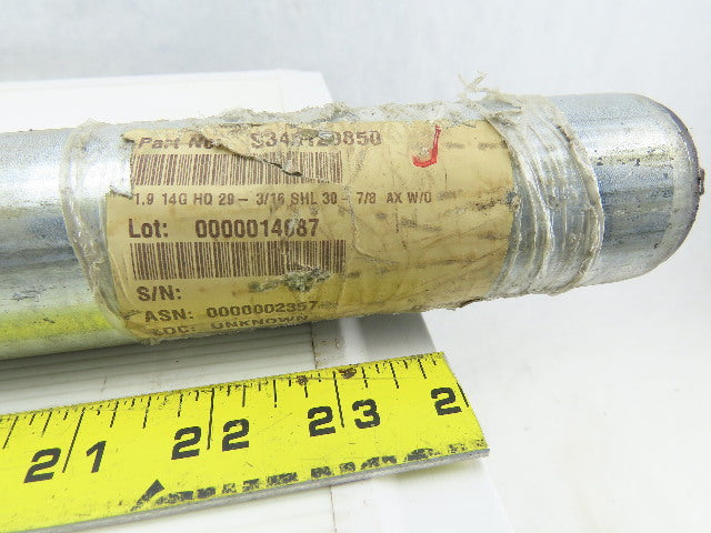 Dematic 1.9" OD 29-3/4" BF 30-3/4" OAL Gravity Conveyor Roller
