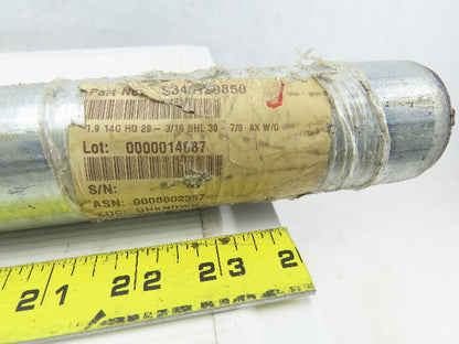 Dematic 1.9" OD 29-3/4" BF 30-3/4" OAL Gravity Conveyor Roller