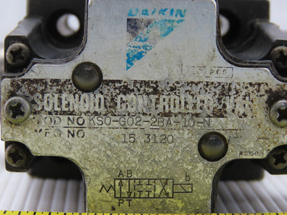 Daikin KSO-G02-2BA-10-N 4/3 Position Closed Center Hydraulic Valve No Coil