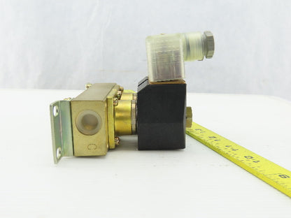 CKD GAB4125 2/2 Brass NC 2 Way 0-25 BAR WOG Solenoid Valves On 4 Port Manifold
