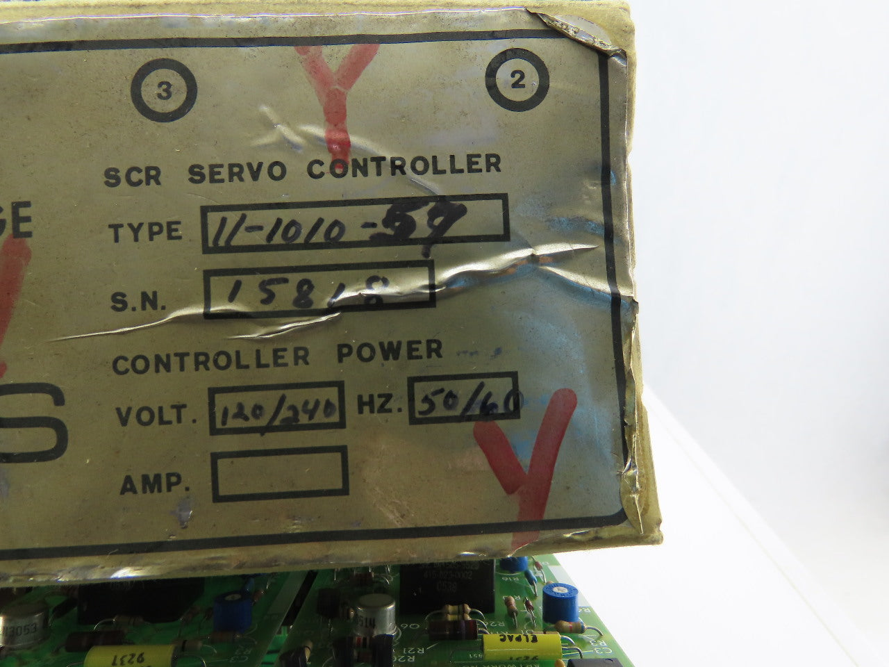 Gettys 11-1010-57 120/240V 50/60Hz SRC Servo Drive Controller